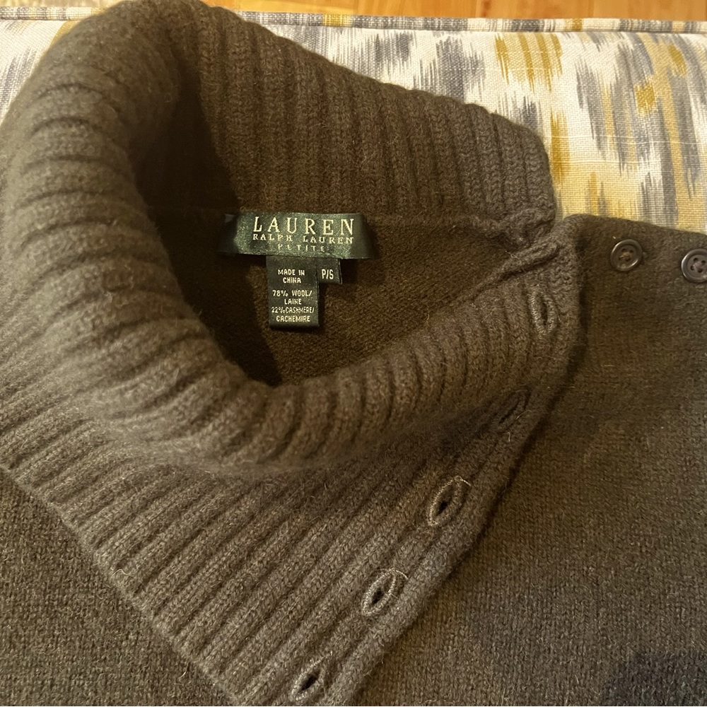 NWOT LAUREN by Ralph Lauren Wool and Cashmere Sweater * Size  SP